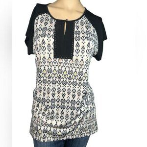 Stylish Nue Options Studded Pullover T-Shirt